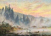 Caspar David Friedrich The morning oil painting on canvas